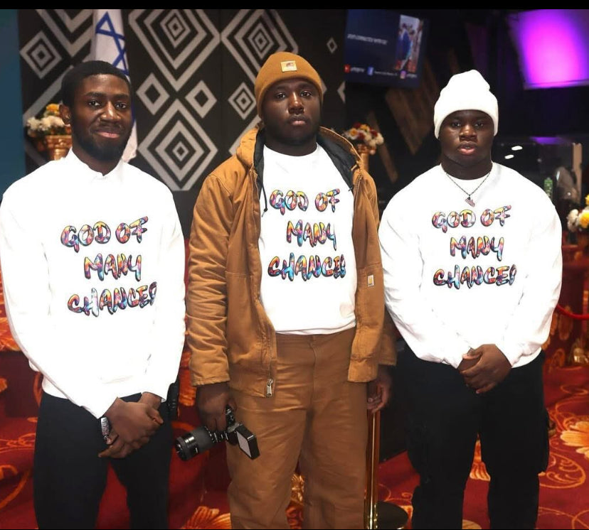 GOD OF MANY CHANCES SWEATSHIRT